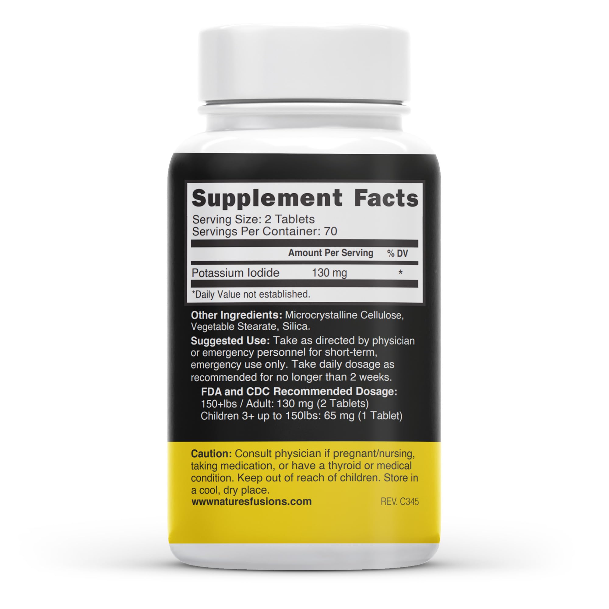 Nature's Fusions Potassium Iodide Tablets (140 count), view 2