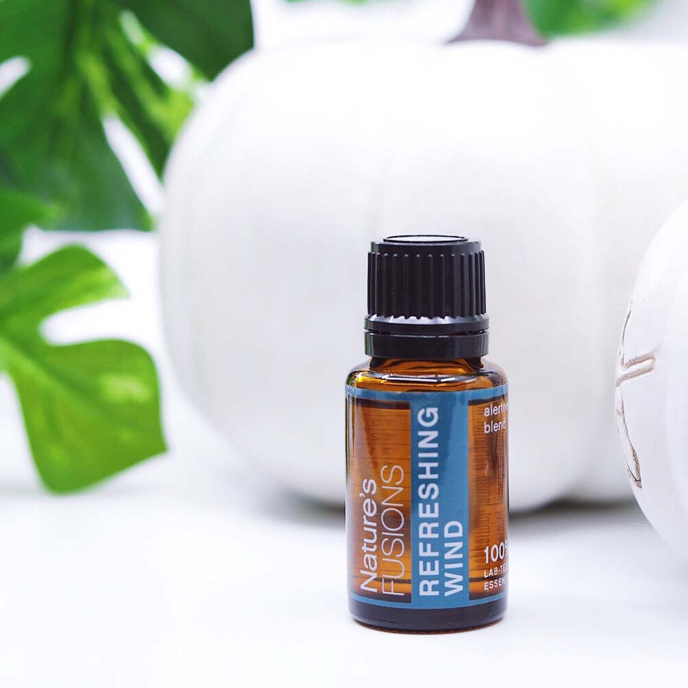 Nature's Fusions Be Focused (Refreshing Wind) Essential Oil Blend 15ml, view 4