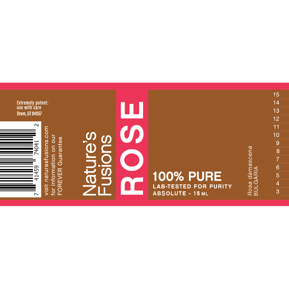 Nature's Fusions Rose Absolute Essential Oil 15ml, view 4