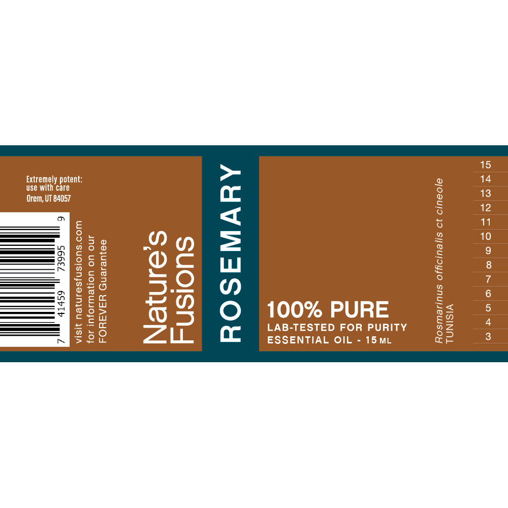 Nature's Fusions Rosemary Essential Oil 15ml, view 4