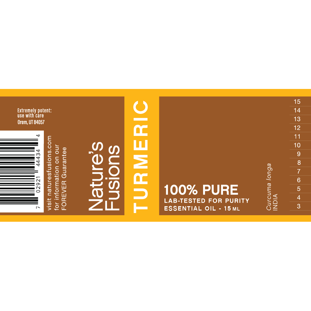 Nature's Fusions Turmeric Essential Oil 15ml, view 4