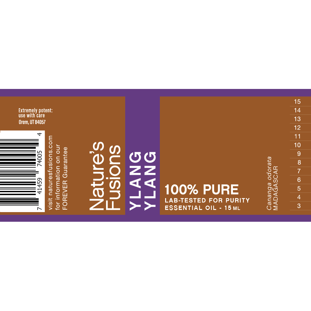 Nature's Fusions Ylang-ylang Essential Oil 15ml, view 4