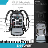 NEEWER 13.4"x10.2"x20.5" Pro Camera Backpack, view 2