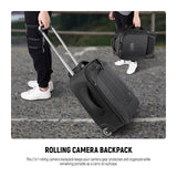 NEEWER NW3300-G 22"x14"x10" 2-in-1 Trolley Backpack, view 3