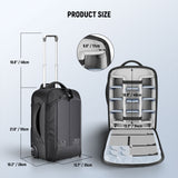 NEEWER NW3300-G 22"x14"x10" 2-in-1 Trolley Backpack, view 4