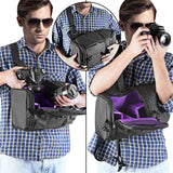 NEEWER NW-XJB02S 9"x5.5"x16" Camera Backpack, view 4