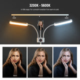 NEEWER BH40B Pro Dual Arm Flex Creator Light, view 2
