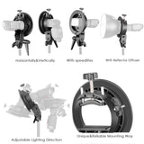 NEEWER S-Type Bracket Holder Mount for Speedlite Flash, view 5
