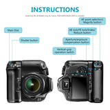 NEEWER BG-E8 Replacement Battery Grip for Canon EOS 550D/600D/650D/700D Rebel T2i/T3i/T4i/T5i, view 3