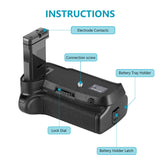 NEEWER BG-2F Battery Grip for Nikon D3100/D3200/D3300/D5300, view 3