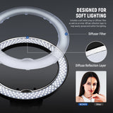 NEEWER RL-18 18 Inch 55W LED Ring Light Kit, view 4