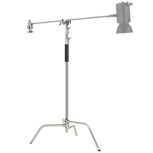 NEEWER SC320 320cm Stainless Steel C Stand with Boom Arm