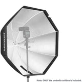 NEEWER 80CM/120CM Octagon Speedlight Umbrella Softbox, view 2