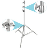 NEEWER 2 Pack Stainless Steel Heavy Duty Light Stand, view 3