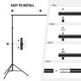 NEEWER 3x2.1m / 10x7ft Background Support System, view 4