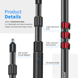 NEEWER NW-7000 Stretchable Handheld Microphone Boom Pole, view 5
