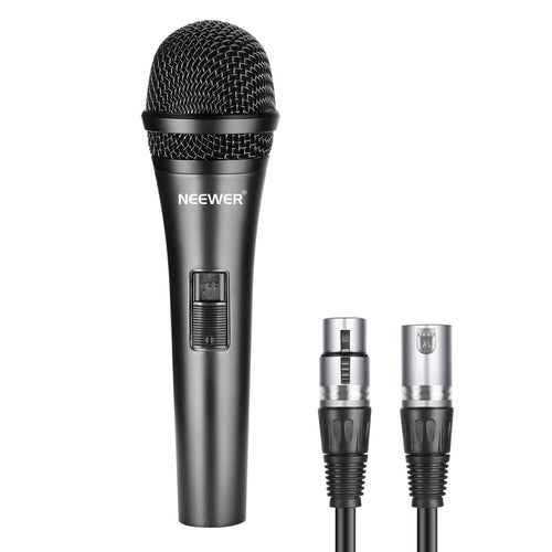 NEEWER NW-040 Cardioid Dynamic Microphone with Cable (Black)