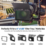 NEEWER 1/4 Black Diffusion Mist Dreamy Effect 4"x5.65" Square Filter, view 3