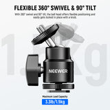 NEEWER 2 Pack 1/4” Camera Hot Shoe Mount, view 5