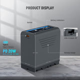 NEEWER TP-F970 Replacement For NP-F970 Battery 10500mAh, view 2