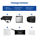 NEEWER 12.2” x 11.4” Foldable Softbox Diffuse, view 3