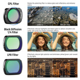 NEEWER FL-P10 14-Pack Magnetic ND & CPL & Effect Filter Set for DJI Pocket 3 / Pocket 4 & Xtra Muse, view 5