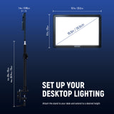 NEEWER GL1 15.5" 2800 lumens Key Light Streaming light, view 2