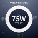 NEEWER NS18 18 Inch Collapsible Softbox Diffuser for Ring Lights, view 2
