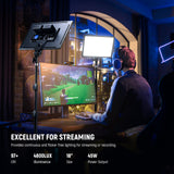 NEEWER 2 Pack NL-288ARC Bi-Color LED Panel Light Stand Kit, view 2