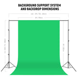 NEEWER NK102 2.6x3M/8.5x10ft Photography Lighting Kit with Light Reflector, view 2