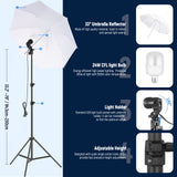 NEEWER NK102 2.6x3M/8.5x10ft Photography Lighting Kit with Light Reflector, view 5
