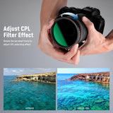 NEEWER 2 in 1 Variable ND Filter ND2–ND32 CPL Filter, view 5
