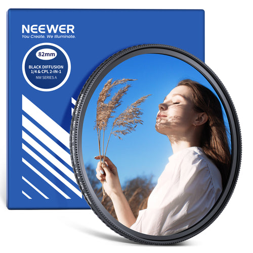 NEEWER 2 in 1 CPL + Black Diffusion 1/4 Filter