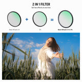 NEEWER 2 in 1 CPL + Black Diffusion 1/4 Filter, view 2