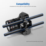 NEEWER 2 Pack 15mm Extension Rods Carbon Fiber, view 5