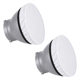NEEWER 2-Pack 7" / 18CM Soft Diffuser Sock For Strobe Light, view 2