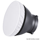 NEEWER 2-Pack 7" / 18CM Soft Diffuser Sock For Strobe Light, view 6