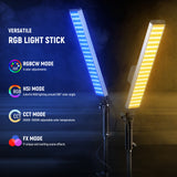 NEEWER BH20C 21W RGB LED Video Light Stick Kit, view 4