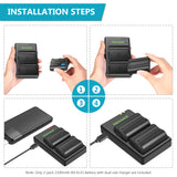 NEEWER Replacement Battery and Charger Set for Nikon EN-EL15, view 6