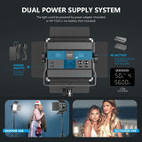 NEEWER 2-Pack P200 Bi-Color 2.4G LED Video Light, view 5