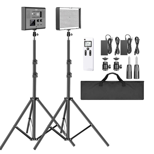 NEEWER 2-Pack 2.4G LED Video Lighting Kit