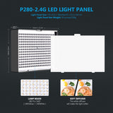 NEEWER 2-Pack 2.4G LED Video Lighting Kit, view 3