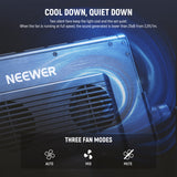 NEEWER 2 Pack PL60C RGB LED Panel Video Light Kit, view 6