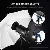 NEEWER 2 Pack S101-400W 400Ws Studio Monolight Flash Light Kit, view 6