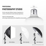NEEWER T100 2 Packs E26 35W LED Light Bulbs, view 6