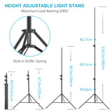 NEEWER ST-300SB 2 Pack 300cm Light Stand Kit, view 2