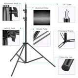 NEEWER ST-300SB 2 Pack 300cm Light Stand Kit, view 3