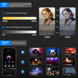 NEEWER 2 Pack P200 RGB LED Video Light Kit with APP Control, view 4