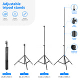 NEEWER 2 Pack P200 RGB LED Video Light Kit with APP Control, view 6