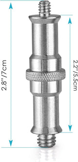 NEEWER 2-Pack 1/4" to 3/8" Spigot Stud Adapter Screw, view 4
